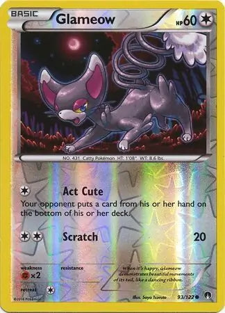 BREAKpoint Glameow #93/122 reverse holo
